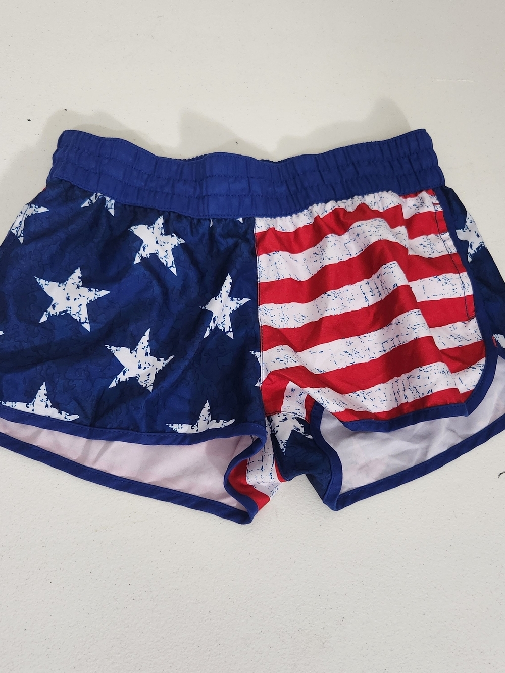 Orageous Swim Shorts Women's Stars Stripes Swim Coverup Blue Red White